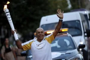 Revezamento da Tocha Olimpica para os Jogos Rio 2016