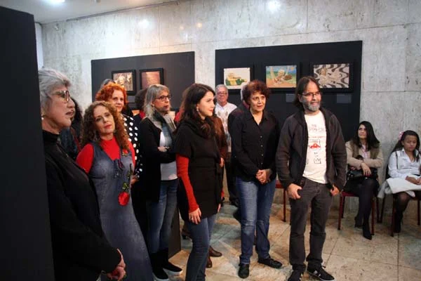 Exposição da arte de Genin segue até agosto no Centro Cultural