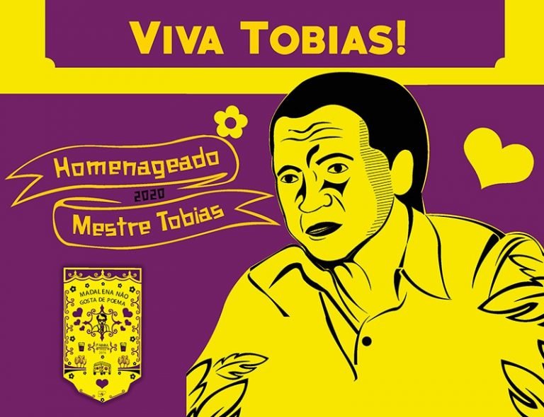 Mestre Tobias é o homenageado, neste ano, pelo bloco Madalena não Gosta de Poema