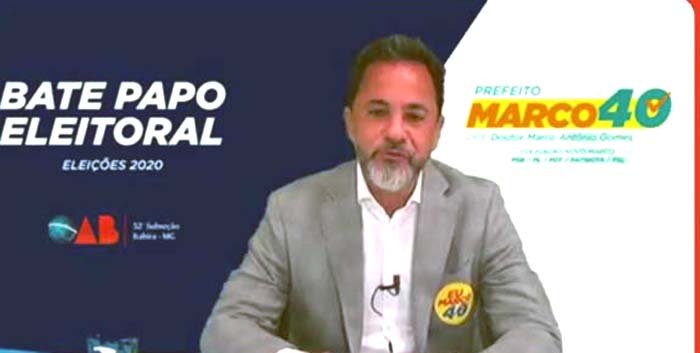 O fim do minério é mesmo próximo e Itabira ainda não está preparada para ficar sem os royalties”, disse Marco Antônio Lage, no bate-papo com a OAB