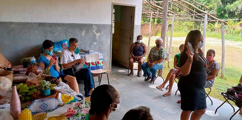 Agricultoras itabiranas começam a contabilizar o que produzem nas comunidades quilombolas de Capoeirão e Morro de Santo Antônio