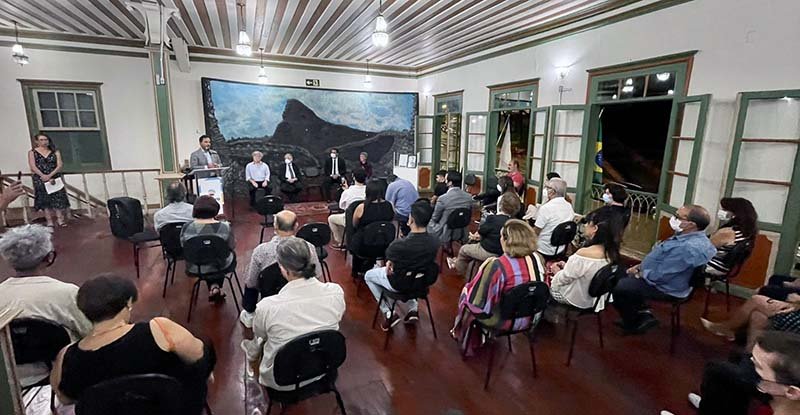 Justa homenagem: o historiador Zé Sampaio é homenageado no Museu de Itabira, por ele criado em 1971