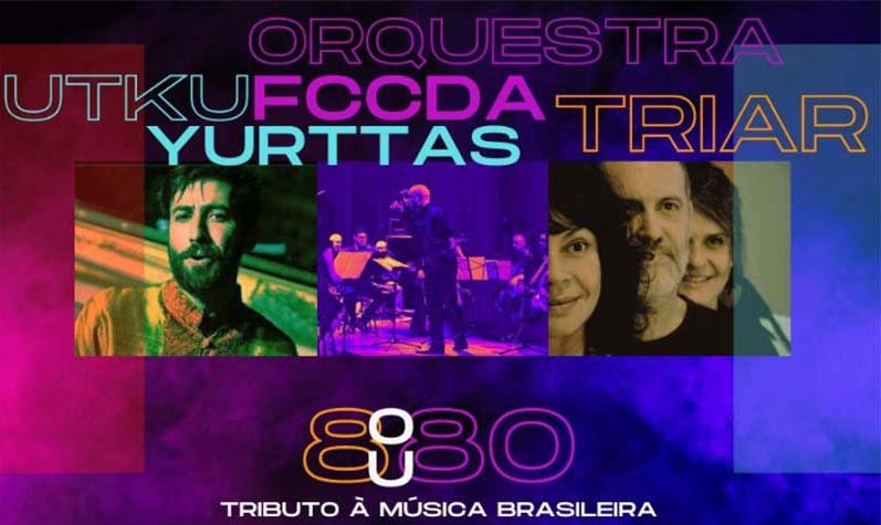 8 ou 80 – tributo à música brasileira acontece na segunda-feira, no teatro da FCCDA. Imperdível