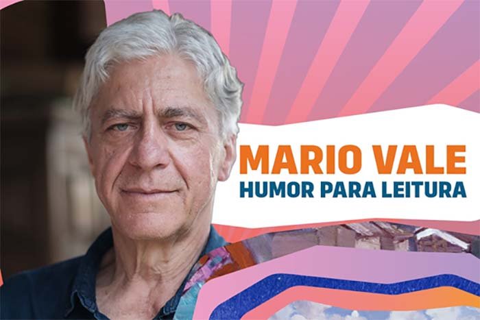 Cartunista e escritor, Mario Vale tem obra a ser destacada no 4º Flitabira, com 30 flâmulas na avenida CDA com incentivo à leitura