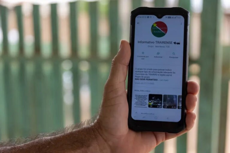 Em Trairão (PA), “cidade do WhatsApp”, app é o único meio de comunicação e favorece fake news