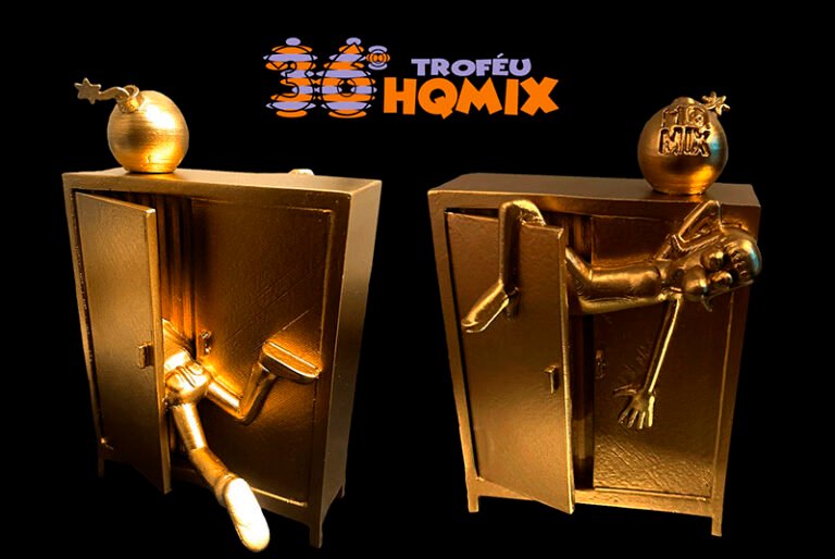 Personagem Muriel, da cartunista Laerte, é homenageada em estatueta do 6º Troféu HQMIX