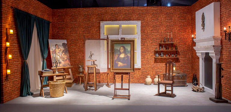 Exposição O Extraordinário Universo de Leonardo Da Vinci está aberta ao público até 8 de dezembro no Espaço 356, no bairro Olhos D’Água, BH