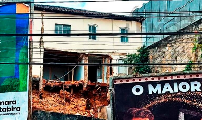 Justiça autoriza demolição de casarão histórico na rua Tiradentes após ação criminosa do empresário Manoel Henrique Andrade