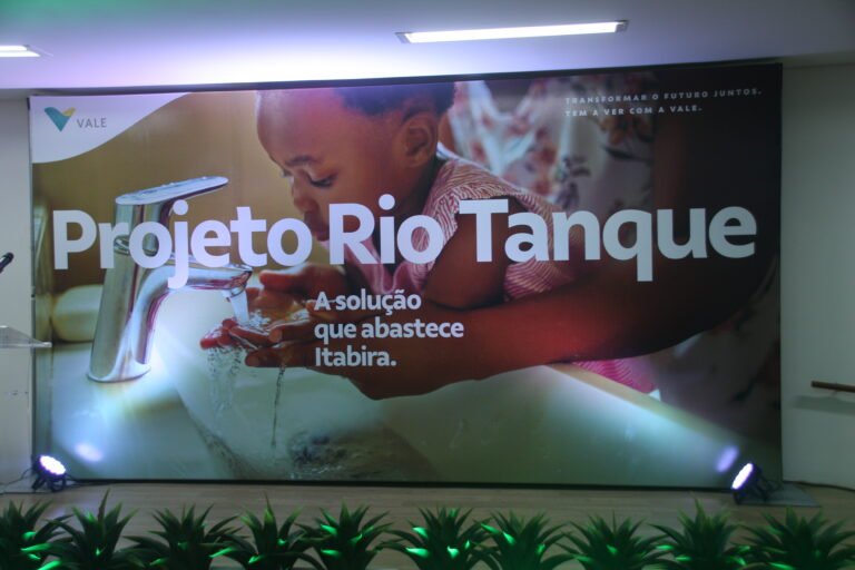 Evento histórico registra o início do projeto Rio Tanque, fundamental para o futuro de Itabira