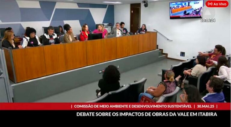 Audiência Pública na ALMG debate os impactos das obras no sistema Pontal e cobra medidas de reparação em Itabira