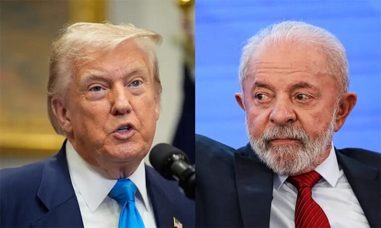 Lula conversa com Trump e pede fim de tarifaço a produtos brasileiros