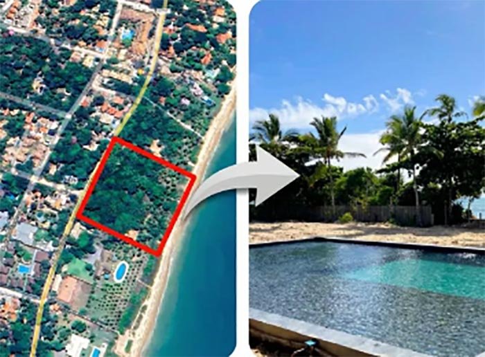 Família Vorcaro, do Banco Master, faz obra irregular em beach club pé na areia na Bahia