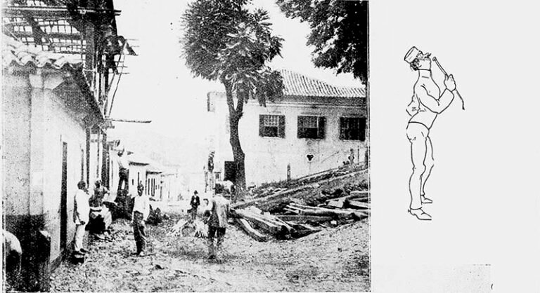 Em 1930, as aranhas da Cidadezinha eram imensas…