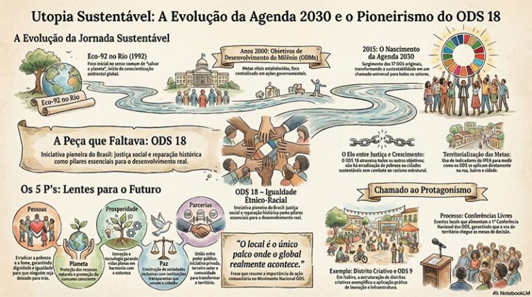 Utopia Sustentável: a Agenda 2030, o novo ODS 18 e a nossa voz na construção do futuro