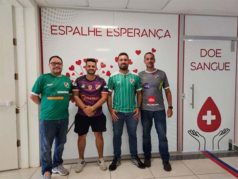 Campestre F.C. transforma espírito de equipe em solidariedade com campanha de doação de sangue