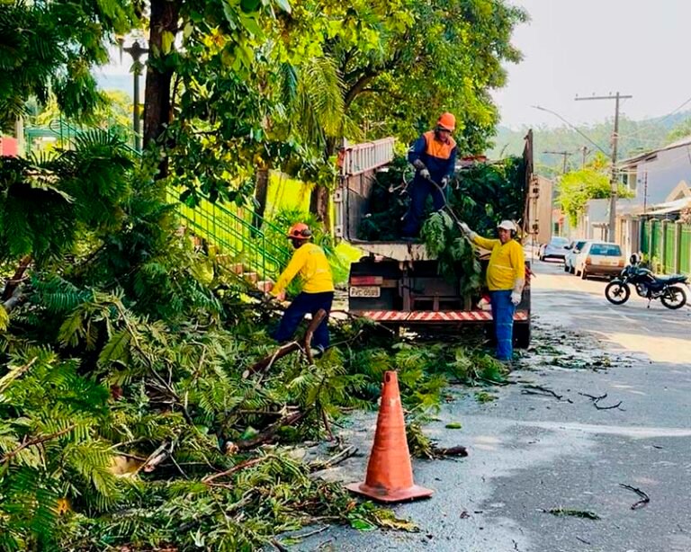 Defesa Civil atende 36 ocorrências após tempestade em Itabira na tarde de quinta-feira (9)