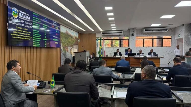 Câmara de Itabira aprova orçamento impositivo em primeira votação com emenda à Lei Orgânica