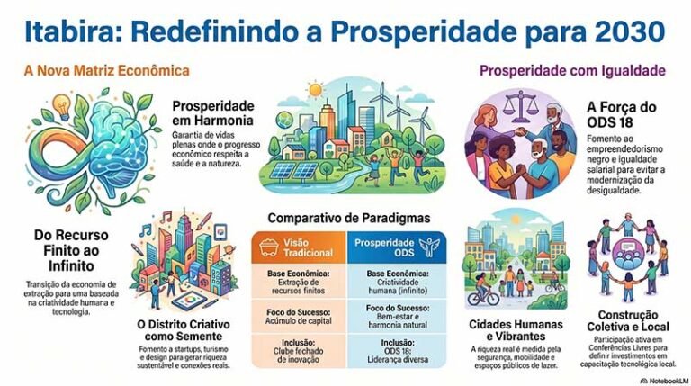 Série 5 P’s – Prosperidade: Como a inovação e a economia criativa vão redefinir a riqueza de Itabira