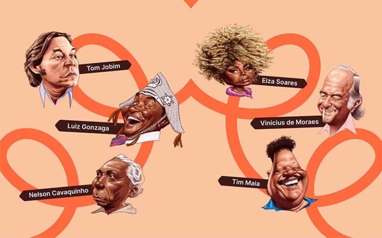 Os grandes ícones da MPB ganham vida em livro interativo