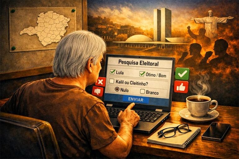 Uma pesquisa eleitoral me alcançou