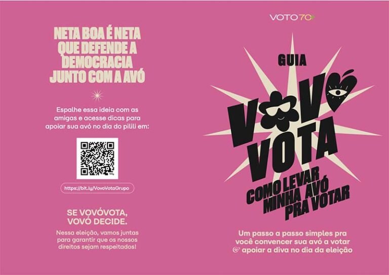 Mulheres 70+ – Netas se mobilizam para levar as avós às urnas eleitorais