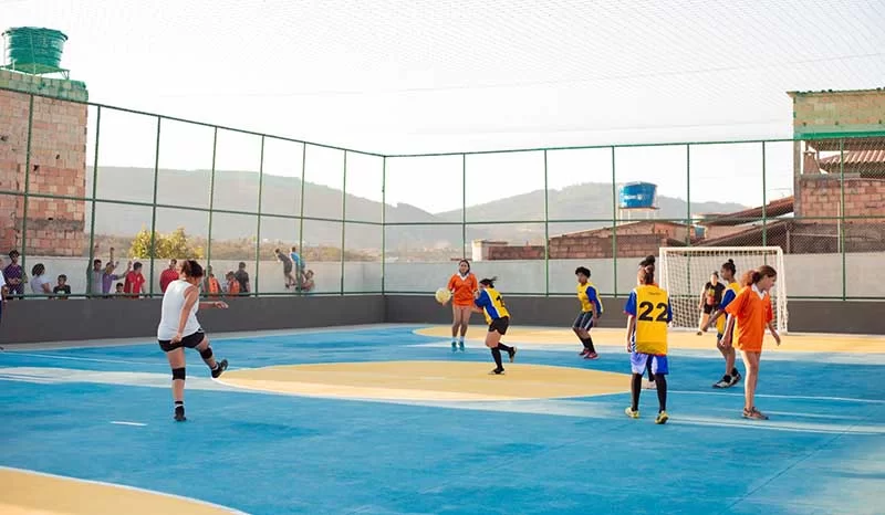 Itabira tem mais duas quadras de esportes reformadas e Prefeitura projeta investir mais de R$ 10 mi na revitalização de novas áreas
