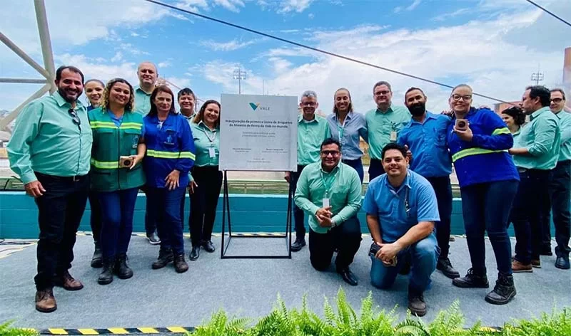 Primeira fábrica de briquetes de minério de ferro do mundo é inaugurada pela Vale no complexo Tubarão, no Espírito Santo