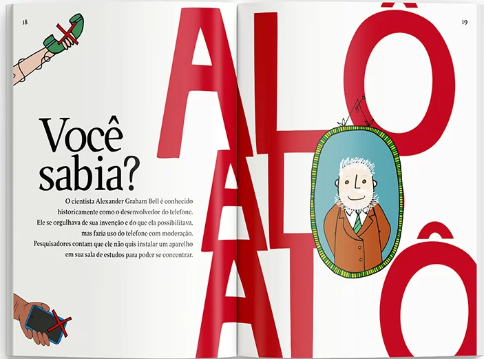 Livro ensina as crianças sobre uso consciente do celular