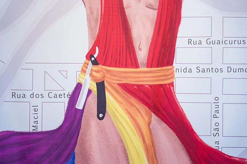 Cintura Fina, a rainha da navalha, lendária travesti negra de BH, é homenageada no Memorial Vale no mês do orgulho LGBTQIA+