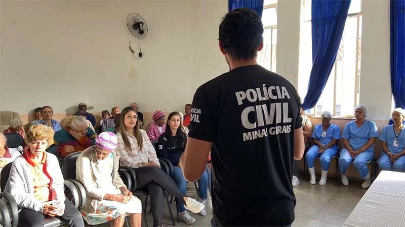 No Dia do Idoso, policiais civis visitam o Lar de Ozanam com ação de solidariedade no âmbito da Operação Virtude 2024