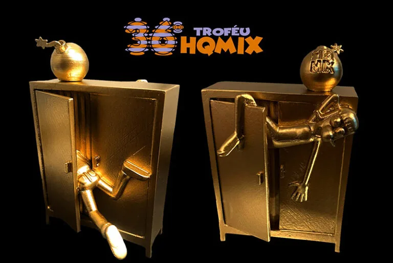 Personagem Muriel, da cartunista Laerte, é homenageada em estatueta do 6º Troféu HQMIX