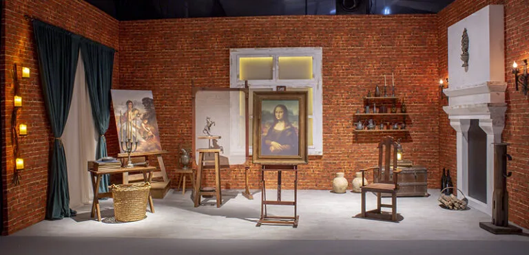 Exposição O Extraordinário Universo de Leonardo Da Vinci está aberta ao público até 8 de dezembro no Espaço 356, no bairro Olhos D’Água, BH