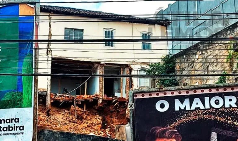 Justiça autoriza demolição de casarão histórico na rua Tiradentes após ação criminosa do empresário Manoel Henrique Andrade