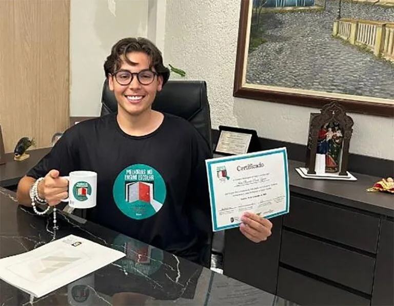 Itabirano é selecionado pelo MEC para participar do projeto Parlamento Juvenil do Mercosul com proposta ambiental urgente e necessária
