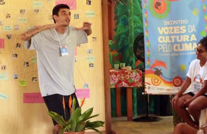 Thiago SKP participa do Encontro Vozes da Cultura pelo Clima em debate sobre o papel da cultura na crise climática