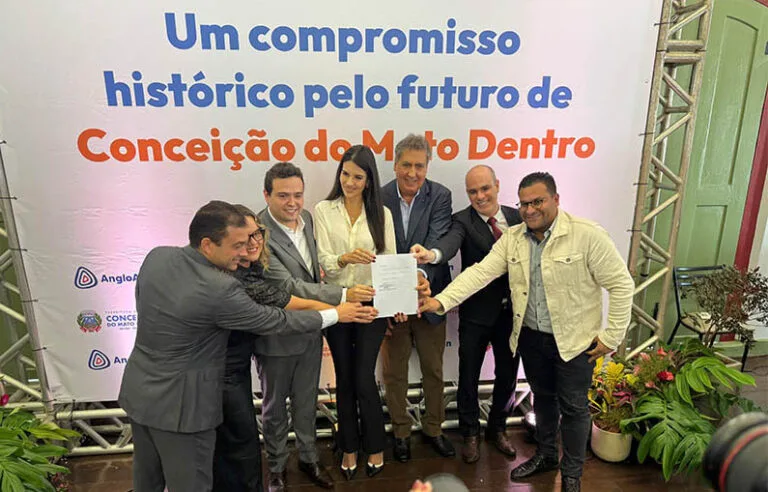 “Exemplo a ser seguido”, diz André Viana sobre o investimento de R$ 500 milhões da Anglo American em Conceição do Mato Dentro