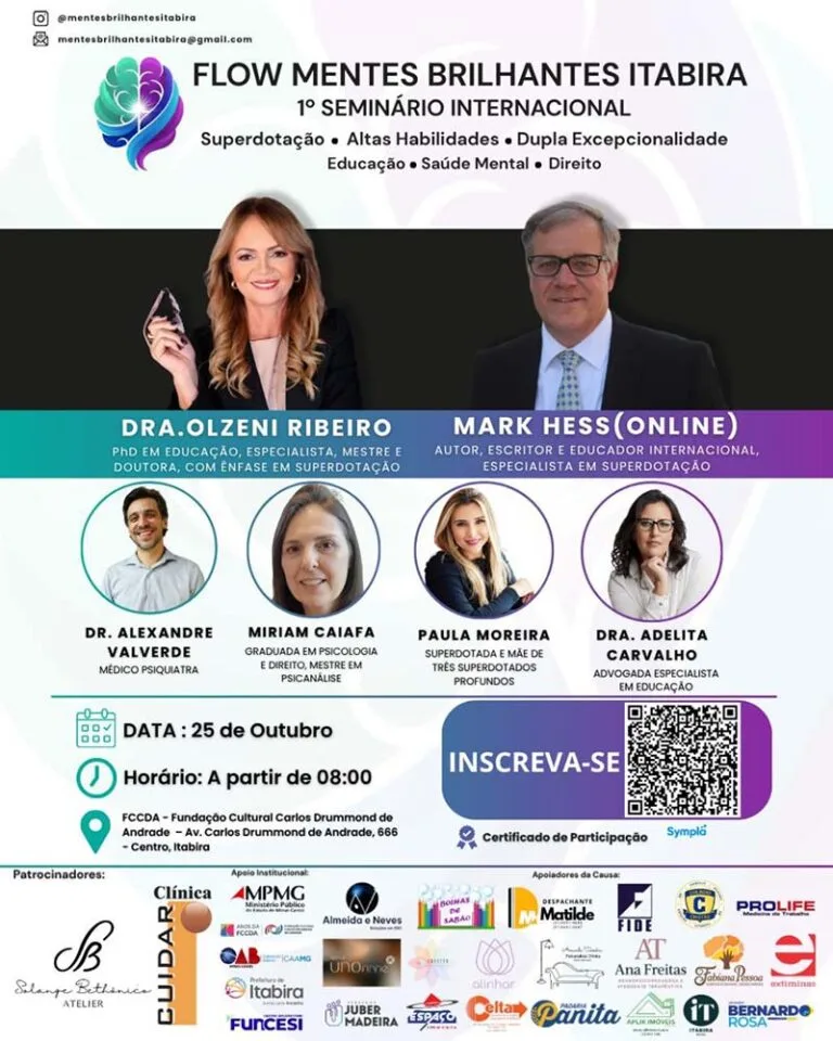 Itabira sedia seminário internacional sobre superdotação e altas habilidades