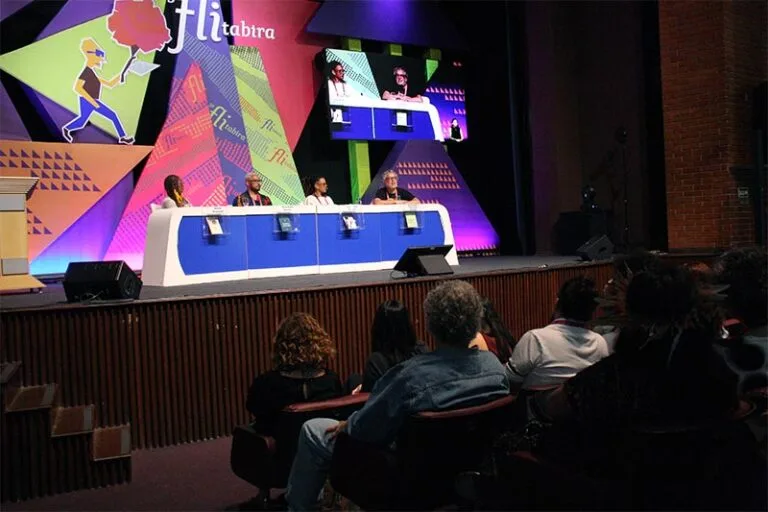 Eliane Marques, Seu João Xavier, Kalila das Mercês e Alexandre Coimbra debatem colonialidade, subjetividade e os limites impostos à literatura