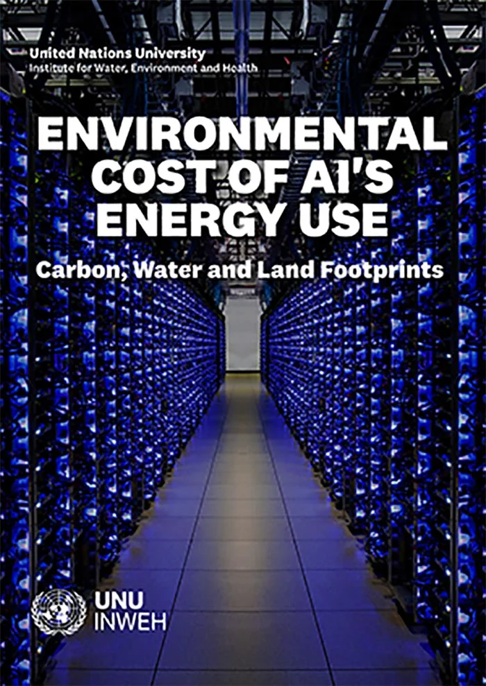 Custo ambiental da inteligência artificial: pegada de carbono, água e terra