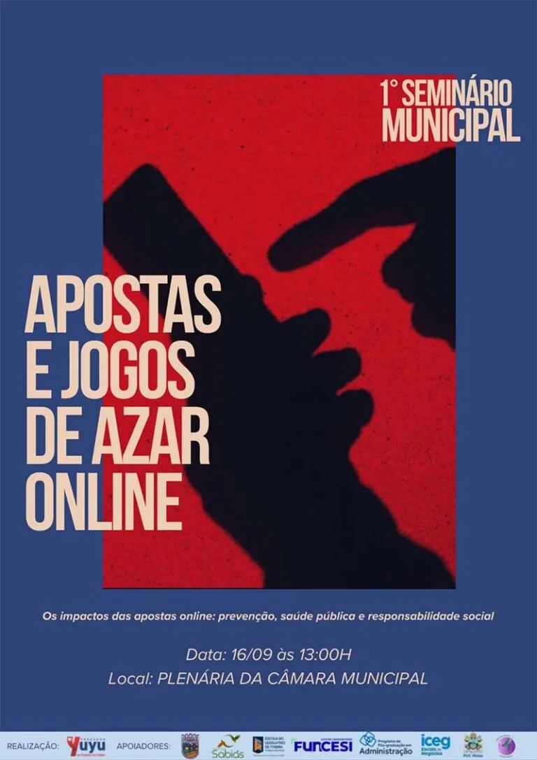 Câmara de Itabira realiza 1º Seminário Municipal sobre Apostas Esportivas e Jogos de Azar Online