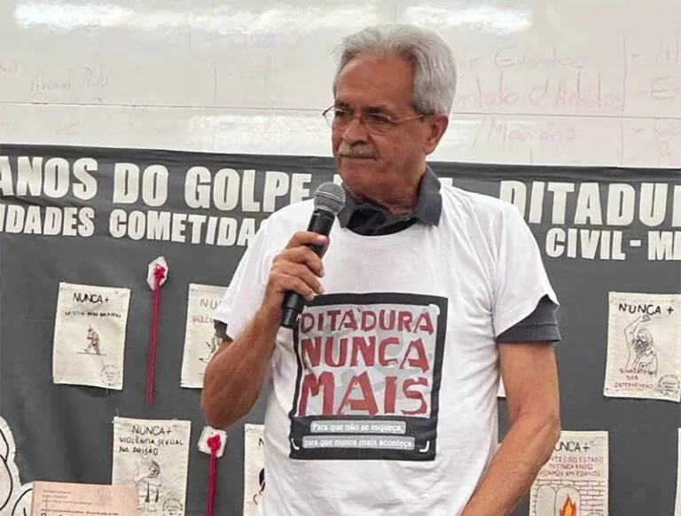 Ex-secretário de Direitos Humanos Nilmário Miranda lança livro em Itabira